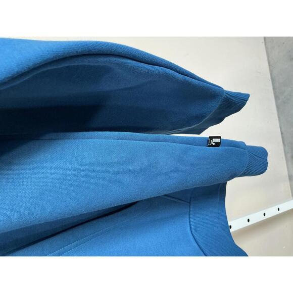 PUMA Blue Men's Hoodie with Logo - Picture 5 of 8